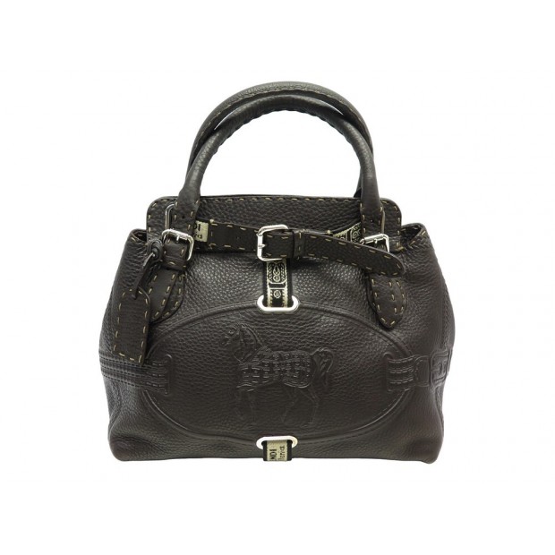 sac a main fendi selleria grand borghese 8bn155 cuir