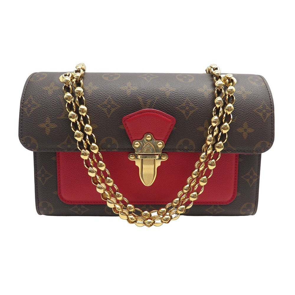 Louis Vuitton Victoire Leather Handbag