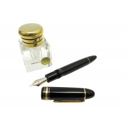 STYLO PLUME MONTBLANC MEISTERSTUCK 149 115384 A PISTON + ENCRIER EN CRISTAL