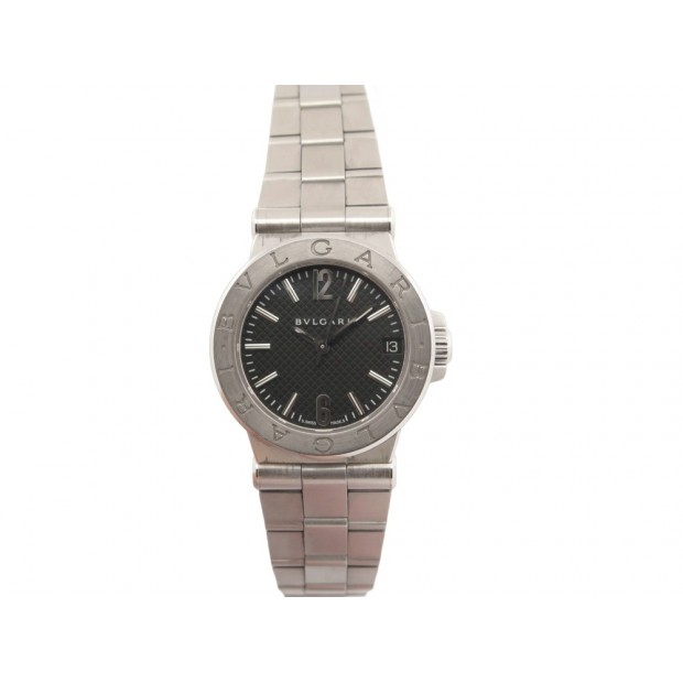 MONTRE BULGARI DIAGONO DG29S 29 MM QUARTZ CLASSIQUE ACIER STEEL WATCH 4650€