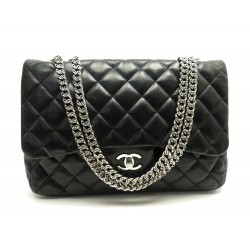 SAC A MAIN CHANEL GRAND CLASSIQUE TIMELESS CUIR MATELASSE CHAIN BIJOU BAG 10500€