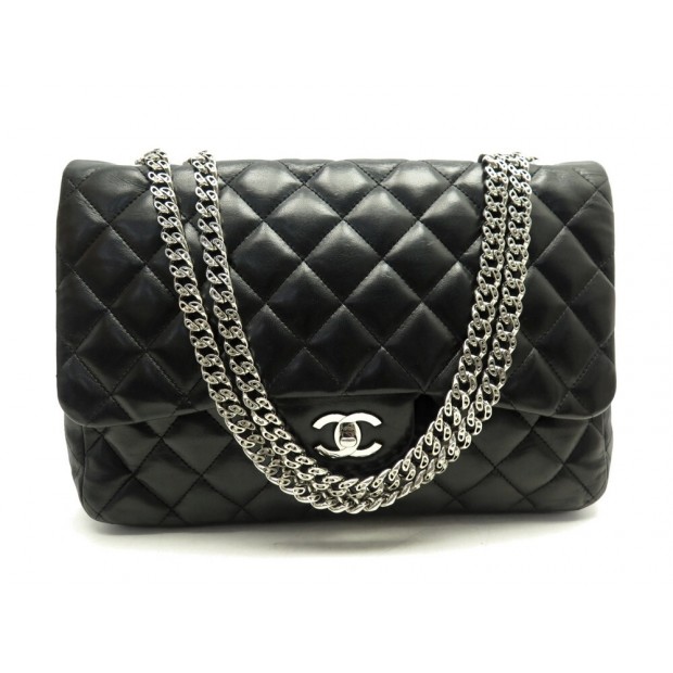 SAC A MAIN CHANEL GRAND CLASSIQUE TIMELESS CUIR MATELASSE CHAIN BIJOU BAG 10500€