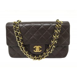 VINTAGE SAC A MAIN CHANEL PETIT CLASSIQUE TIMELESS CUIR MATELASSE HAND BAG 9300€