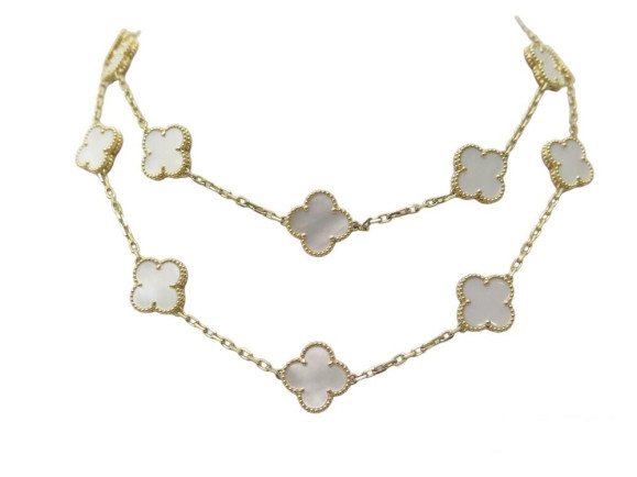 collier van cleef and arpels sautoir  alhambra