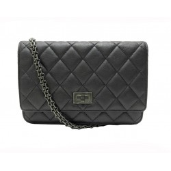 NEUF SAC A MAIN CHANEL WALLET ON CHAIN REISSUE 2.55 BANDOULIERE WOC BAG 3800€