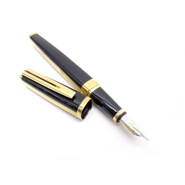 STYLO PLUME WATERMAN EXCEPTION IDEAL BLACK GT EN LAQUE NOIR OR FOUNTAIN PEN 510€