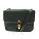 NEUF SAC A MAIN SAINT LAURENT LE CARRE 655847 EN CUIR VERT BANDOULIERE BAG 2300€