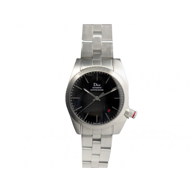 MONTRE DIOR HOMME CHIFFRE ROUGE A03 084510 36 MM AUTOMATIQUE ACIER WATCH 3300€