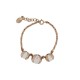 BRACELET CHRISTIAN DIOR TRIBALE 16 A 19 CM EN METAL DORE & PERLES BLANCHES 450€