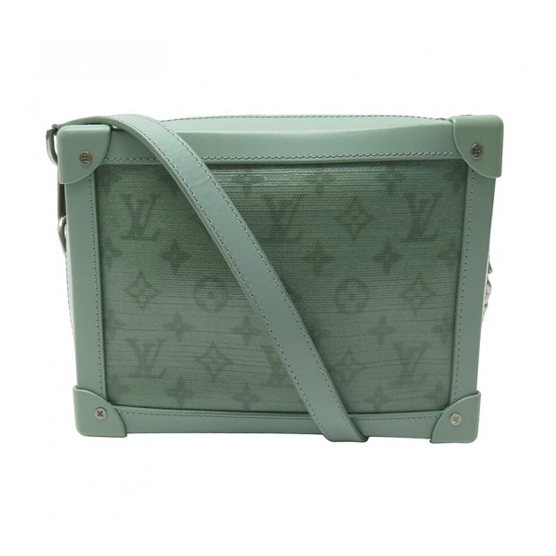 NEUF SAC A MAIN LOUIS VUITTON SOFT TRUNK TOILE MONOGRAM & CUIR BANDOULIERE PURSE