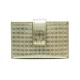 NEUF PORTEFEUILLE DIOR 30 MONTAIGNE S2058OSKC CUIR DORE PORTE CARTE WALLET 400€