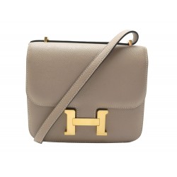 SAC A MAIN HERMES CONSTANCE 18 MINI EN CUIR EPSOM ETOUPE BANDOULIERE HAND BAG