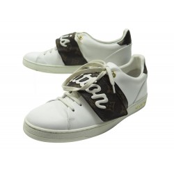 CHAUSSURES LOUIS VUITTON BASKETS FRONTROW 1A3T9Z 38.5 SNEAKERS SHOES 1000€