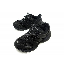 CHAUSSURES BALENCIAGA TRACK 542536 39 BASKETS SNEAKERS NOIR NYLON SHOES 865€