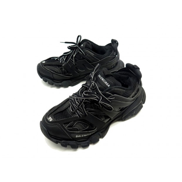 CHAUSSURES BALENCIAGA TRACK 542536 39 BASKETS SNEAKERS NOIR NYLON SHOES 865€