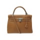 SAC A MAIN HERMES KELLY II 32 RETOURNE EN CUIR TOGO BANDOULIERE HAND BAG PURSE