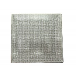 VIDE POCHE HERMES PETIT CARRE MOSAIQUE AU 24 PLATINE N 4 P035044 PORCELAINE 440€