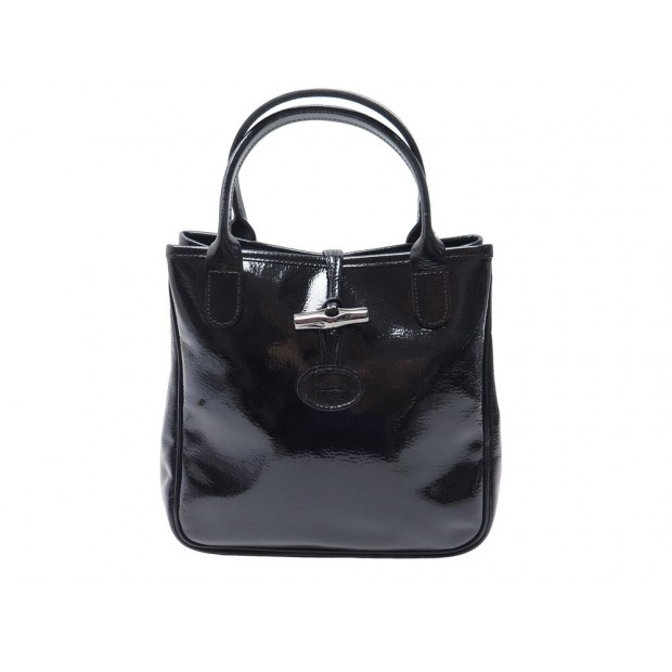 NEUF SAC A MAIN LONGCHAMP ROSEAU HERITAGE 2396152001 CUIR NOIR HAND BAG 870€