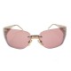 LUNETTES DE SOLEIL FENDI FS315R STRASS EN METAL ROSE PINK SUNGLASSES 420€