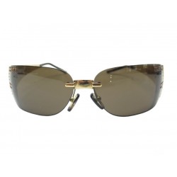 LUNETTES DE SOLEIL FENDI FS315R STRASS EN METAL MARRON BROWN SUNGLASSES 420€