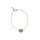 BRACELET MORGANNE BELLO COUSSIN FRIANDISE OR BLANC 14-17 QUARTZ NECKLACE 400€