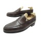 CHAUSSURES JOHN LOBB LOPEZ 11E 45 MOCASSINS CUIR MARRON LOAFERS SHOES 1505€