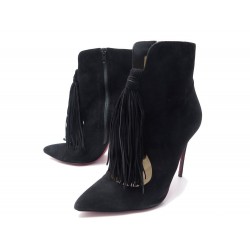 CHAUSSURES BOTTINES CHRISTIAN LOUBOUTIN OTTOCARL 100 39 DAIM BOOTS SHOES 1230€