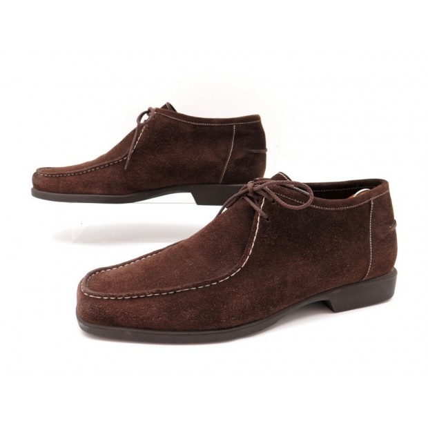 CHAUSSURES JM WESTON 568 DAIM MARRON 6.5D 