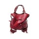 SAC A MAIN LANCEL PREMIER FLIRT MM A02185 CUIR FACON CROCO ROUGE HAND BAG 895€