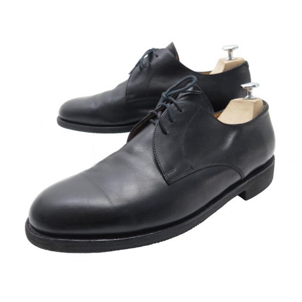 CHAUSSURES PARABOOT DERBY 45 EN CUIR NOIR BLACK LEATHER SHOES 405€