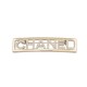 NEUF BROCHE CHANEL BARETTE STRASS EN METAL DORE + BOITE NEW GOLDEN BROOCH 690€