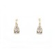 NEUF BOUCLES D'OREILLES CHANEL CREOLES CUBE LOGO CC METAL DORE EARRINGS 800€