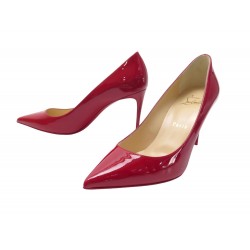 NEUF CHAUSSURES CHRISTIAN LOUBOUTIN KATE 85 ESCARPINS 36 CUIR PUMPS SHOES 695€