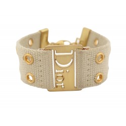 BRACELET CHRISTIAN DIOR STREET CHIC COLLIER DE CHIEN 18-23CM STRAP BANGLE 400€