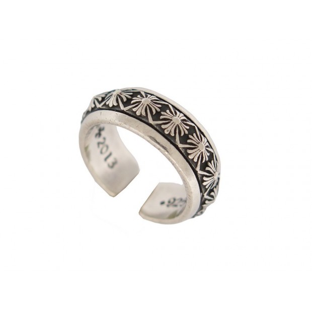 BAGUE CHROME HEARTS EN ARGENT MASSIF 925 T52 EDITION LIMITEE 2013 SILVER RING