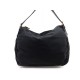 NEUF SAC A MAIN LANCEL JUNE HOBO ZIPPE MOYEN A08317 EN NYLON NOIR PURSE 275€