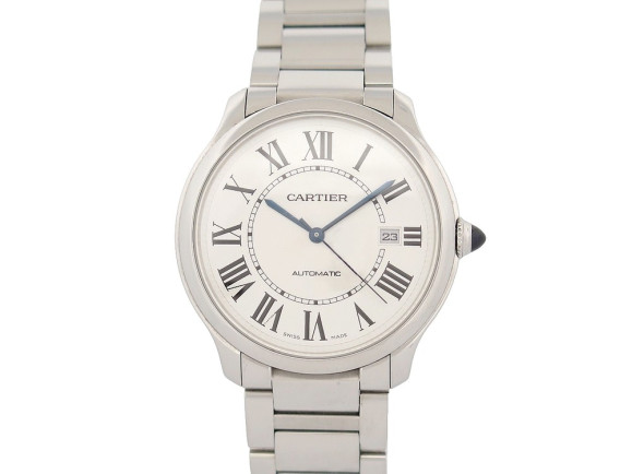 montre must de cartier ronde crwsrn0035 40mm acier