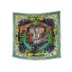 NEUF FOULARD HERMES LA MARCHE DU ZAMBEZE CARRE SOIE MULTICOLORE SILK SCARF NEW