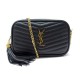 NEUF SAC A MAIN YVES SAINT LAURENT MINI LOU 612579 BANDOULIERE CUIR PURSE 1250€