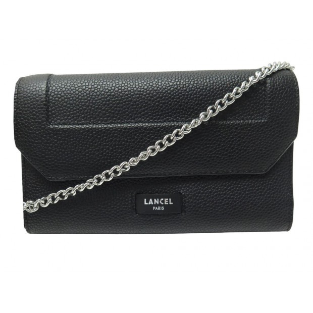 NEUF POCHETTE LANCEL NINON PORTEFEUILLE CHAINE A11122 BANDOULIERE WOC BAG 295€