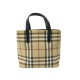 SAC A MAIN BURBERRY MINI CABAS EN TOILE TARTAN CHECK CANVAS HAND BAG PURSE 1000€