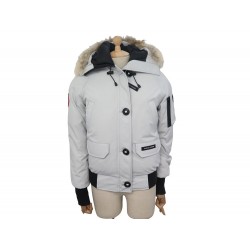 MANTEAU CANADA GOOSE BOMBER CHILLIWACK HERITAGE 7950LR XS 34 GRIS COAT 1325€