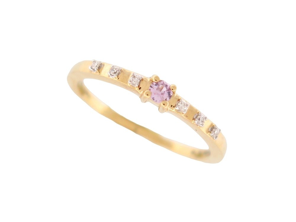 Bague Mauboussin "Capsule D'émotion" En Or Rose Avec Saphir Jaune - Occasion