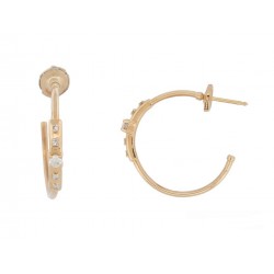 BOUCLES D'OREILLES MAUBOUSSIN CAPSULE D'EMOTIONS OR JAUNE DIAMANTS EARRINGS 800€