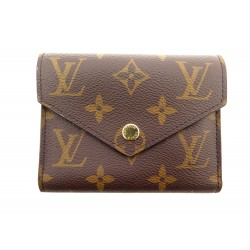 NEUF PORTEFEUILLE LOUIS VUITTON VICTORINE M62472 EN TOILE MONOGRAM WALLET 450€