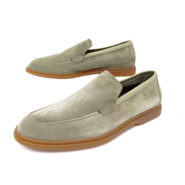 NEUF CHAUSSURES BERLUTI LATITUDE SCRITTO S5014 MOCASSINS 5.5 39.5 LOAFERS 1180€