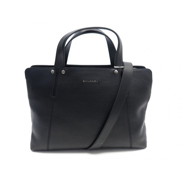 NEUF SACOCHE BULGARI PORTE DOCUMENTS OCTO 36595 CUIR NOIR NEW BRIEFCASE 2600€