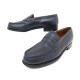 CHAUSSURES JM WESTON 180 MOCASSINS 3B 36 FIN CUIR BLEU LOAFERS SHOES 750€