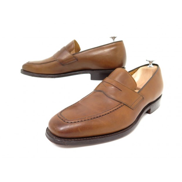 CHAUSSURES CHURCH'S MOCASSINS HERTFORD 7.5F 41.5 LARGE CUIR MARRON SHOES 870€