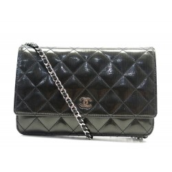 SAC A MAIN CHANEL WALLET ON CHAIN AP0250 CUIR BANDOULIERE WOC HAND BAG 3200€